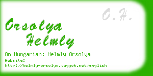 orsolya helmly business card